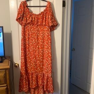 Forever 21 Plus Size Floral Print Maxi Dress